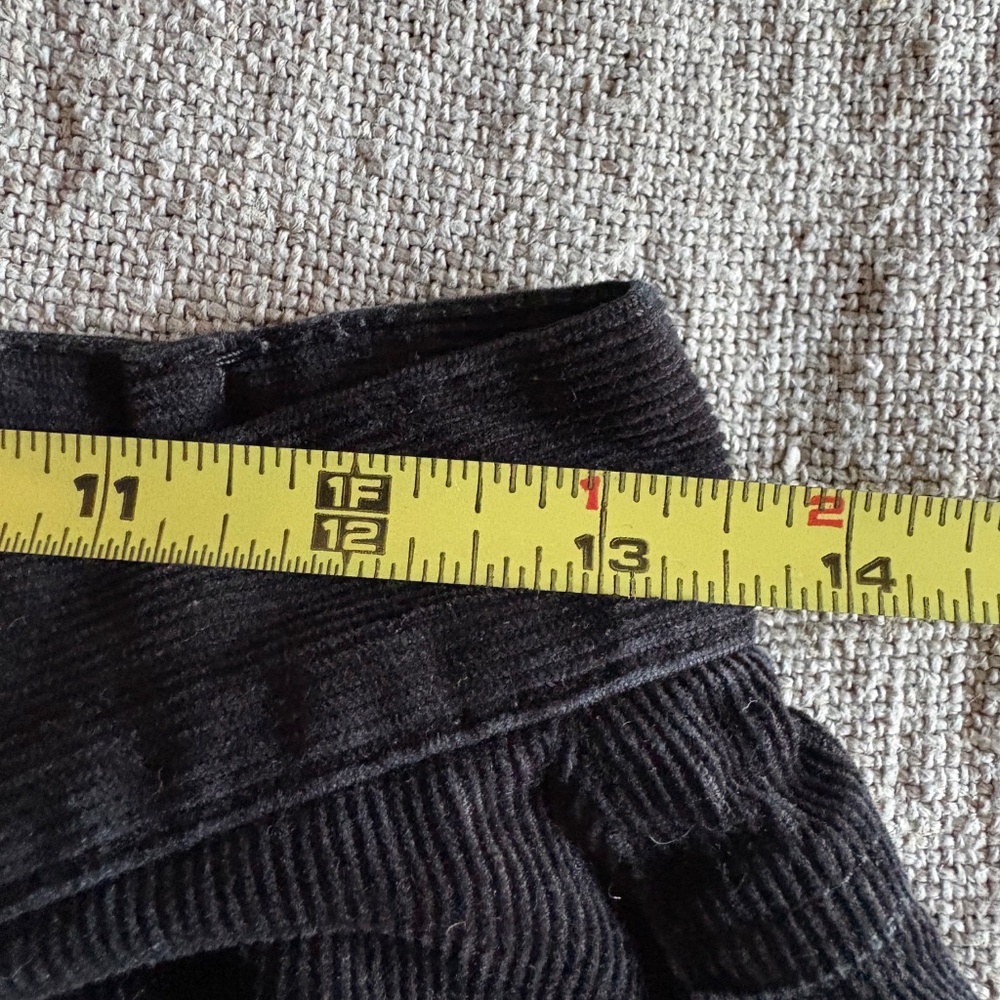 Talbot's black corduroy pants, Classic bootcut, 2P - Picture 6 of 7